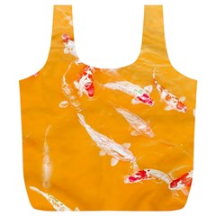 Koi Carp Scape Full Print Recycle Bag (xl) by essentialimage