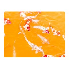 Koi Carp Scape Double Sided Flano Blanket (mini)  by essentialimage