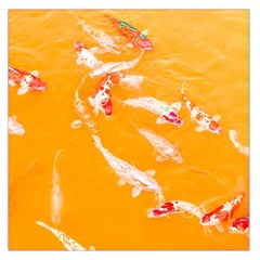 Koi Carp Scape Large Satin Scarf (square) by essentialimage