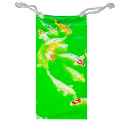 Koi Carp Scape Jewelry Bag by essentialimage