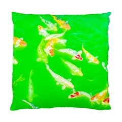 Koi Carp Scape Standard Cushion Case (one Side) by essentialimage