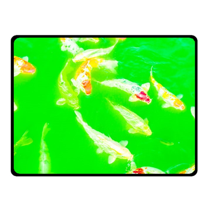 Koi Carp Scape Fleece Blanket (Small)