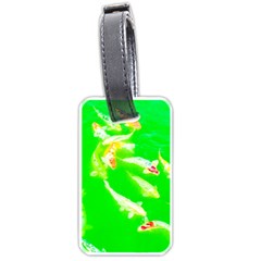 Koi Carp Scape Luggage Tag (one Side) by essentialimage