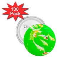 Koi Carp Scape 1 75  Buttons (100 Pack)  by essentialimage