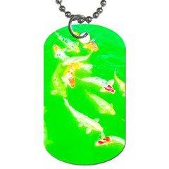 Koi Carp Scape Dog Tag (two Sides) by essentialimage