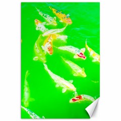 Koi Carp Scape Canvas 20  X 30  by essentialimage