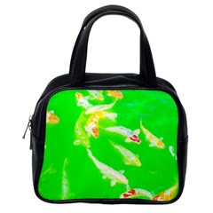 Koi Carp Scape Classic Handbag (one Side) by essentialimage