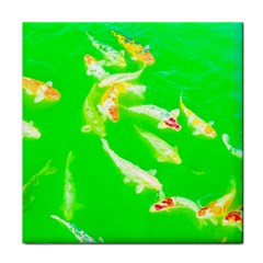 Koi Carp Scape Face Towel by essentialimage