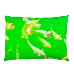 Koi Carp Scape Pillow Case by essentialimage