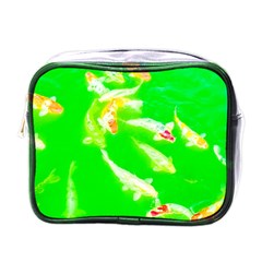 Koi Carp Scape Mini Toiletries Bag (one Side) by essentialimage