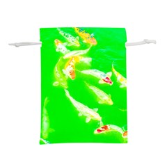 Koi Carp Scape Lightweight Drawstring Pouch (s) by essentialimage