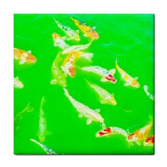 Koi Carp Scape Tile Coaster by essentialimage