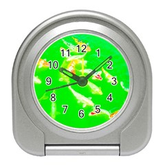 Koi Carp Scape Travel Alarm Clock by essentialimage