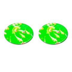 Koi Carp Scape Cufflinks (oval) by essentialimage