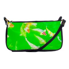 Koi Carp Scape Shoulder Clutch Bag by essentialimage