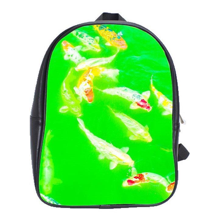 Koi Carp Scape School Bag (XL)