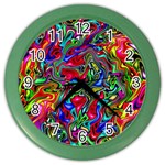 M 9 Color Wall Clock Front