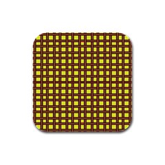 N 4 Rubber Square Coaster (4 Pack)  by ArtworkByPatrick