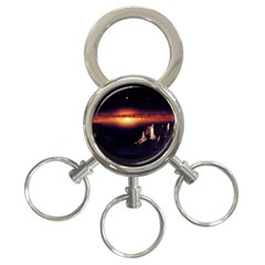 Space Star Galaxies Universe 3-ring Key Chain by Simbadda