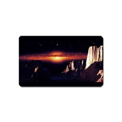 Space Star Galaxies Universe Magnet (name Card) by Simbadda