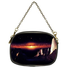 Space Star Galaxies Universe Chain Purse (one Side) by Simbadda