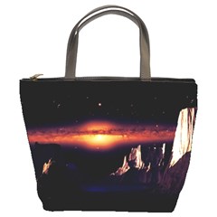 Space Star Galaxies Universe Bucket Bag by Simbadda