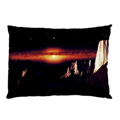 Space Star Galaxies Universe Pillow Case by Simbadda