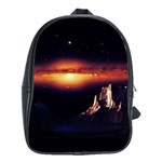 Space Star Galaxies Universe School Bag (Large) Front