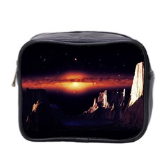 Space Star Galaxies Universe Mini Toiletries Bag (two Sides) by Simbadda