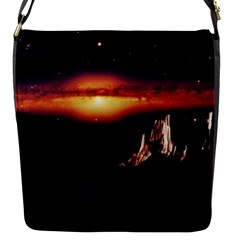 Space Star Galaxies Universe Flap Closure Messenger Bag (s) by Simbadda