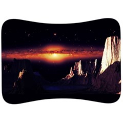 Space Star Galaxies Universe Velour Seat Head Rest Cushion by Simbadda