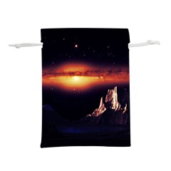 Space Star Galaxies Universe Lightweight Drawstring Pouch (s) by Simbadda