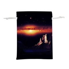 Space Star Galaxies Universe Lightweight Drawstring Pouch (l) by Simbadda