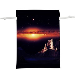 Space Star Galaxies Universe  Lightweight Drawstring Pouch (xl) by Simbadda