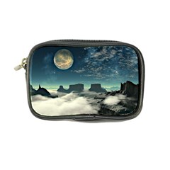 Lunar Landscape Space Mountains Coin Purse by Simbadda