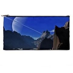 Saturn Landscape Mountains Pencil Cases by Simbadda