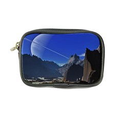 Saturn Landscape Mountains Coin Purse by Simbadda