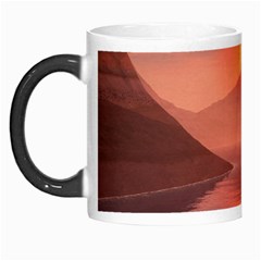 Volcano Lava Landscape Glow Lake Morph Mugs