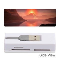 Volcano Lava Landscape Glow Lake Memory Card Reader (Stick)