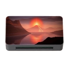 Volcano Lava Landscape Glow Lake Memory Card Reader With Cf by Simbadda