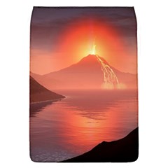 Volcano Lava Landscape Glow Lake Removable Flap Cover (S)