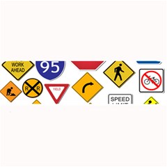 Street Signs Stop Highway Sign Large Bar Mats by Simbadda