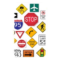 Street Signs Stop Highway Sign Memory Card Reader (rectangular) by Simbadda