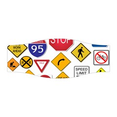 Street Signs Stop Highway Sign Stretchable Headband by Simbadda