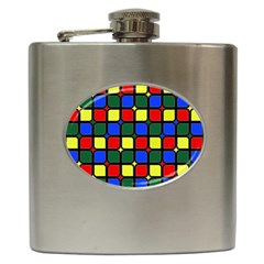 N 6 Hip Flask (6 Oz) by ArtworkByPatrick