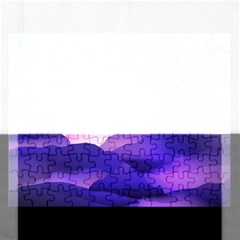 Mountain Sunrise Mountains Sunrise Rectangular Jigsaw Puzzl by Simbadda