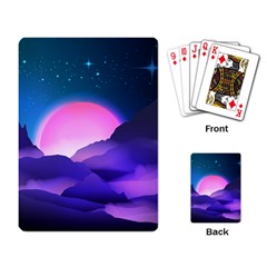 Mountain Sunrise Mountains Sunrise Playing Cards Single Design (rectangle) by Simbadda