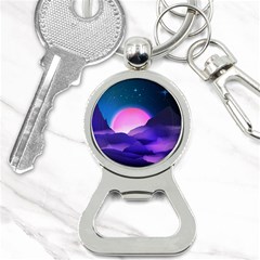 Mountain Sunrise Mountains Sunrise Bottle Opener Key Chain by Simbadda