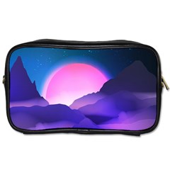 Mountain Sunrise Mountains Sunrise Toiletries Bag (one Side) by Simbadda