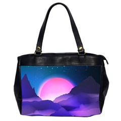 Mountain Sunrise Mountains Sunrise Oversize Office Handbag (2 Sides) by Simbadda